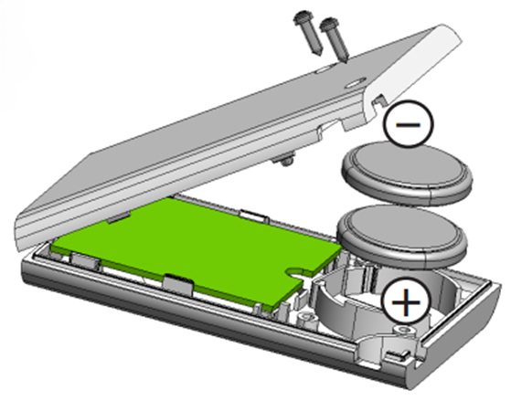 Changer pile télécommande FAAC XT2
